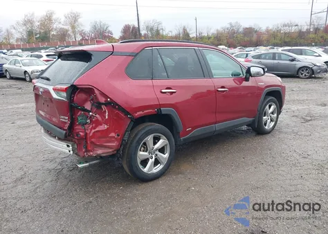 2019 Toyota Rav4 Hybrid Limited из США, поврежденный, VIN 2T3DWRFV7KW022034